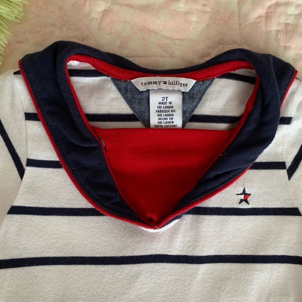 VTG Tommy Hilfiger Red, White & Blue Sailor Dress - Picture 3 of 9